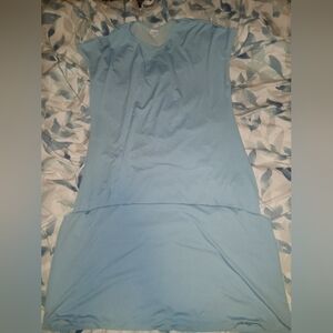 LuLaRoe Light Blue Polka Dot Top